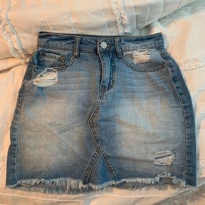 Mudd jean skirt
